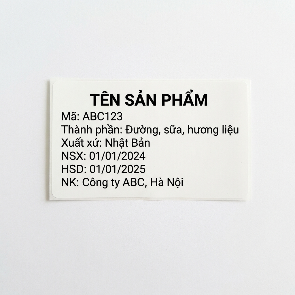 Tem nhỏ 3x4cm